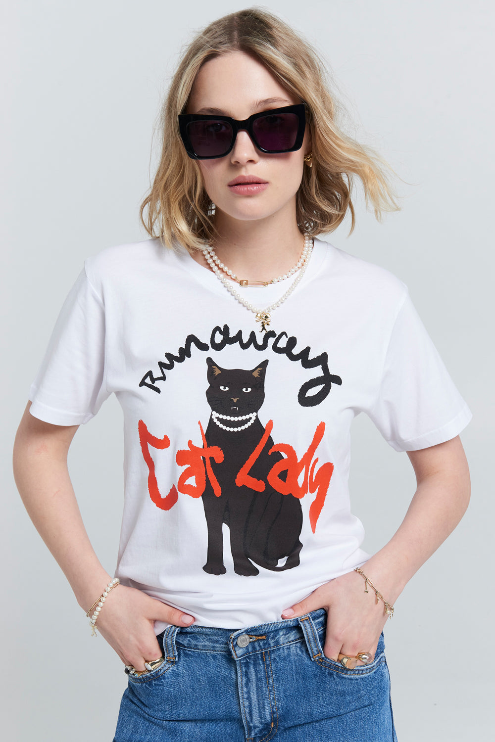 Cat Lady Organic Cotton T-Shirt