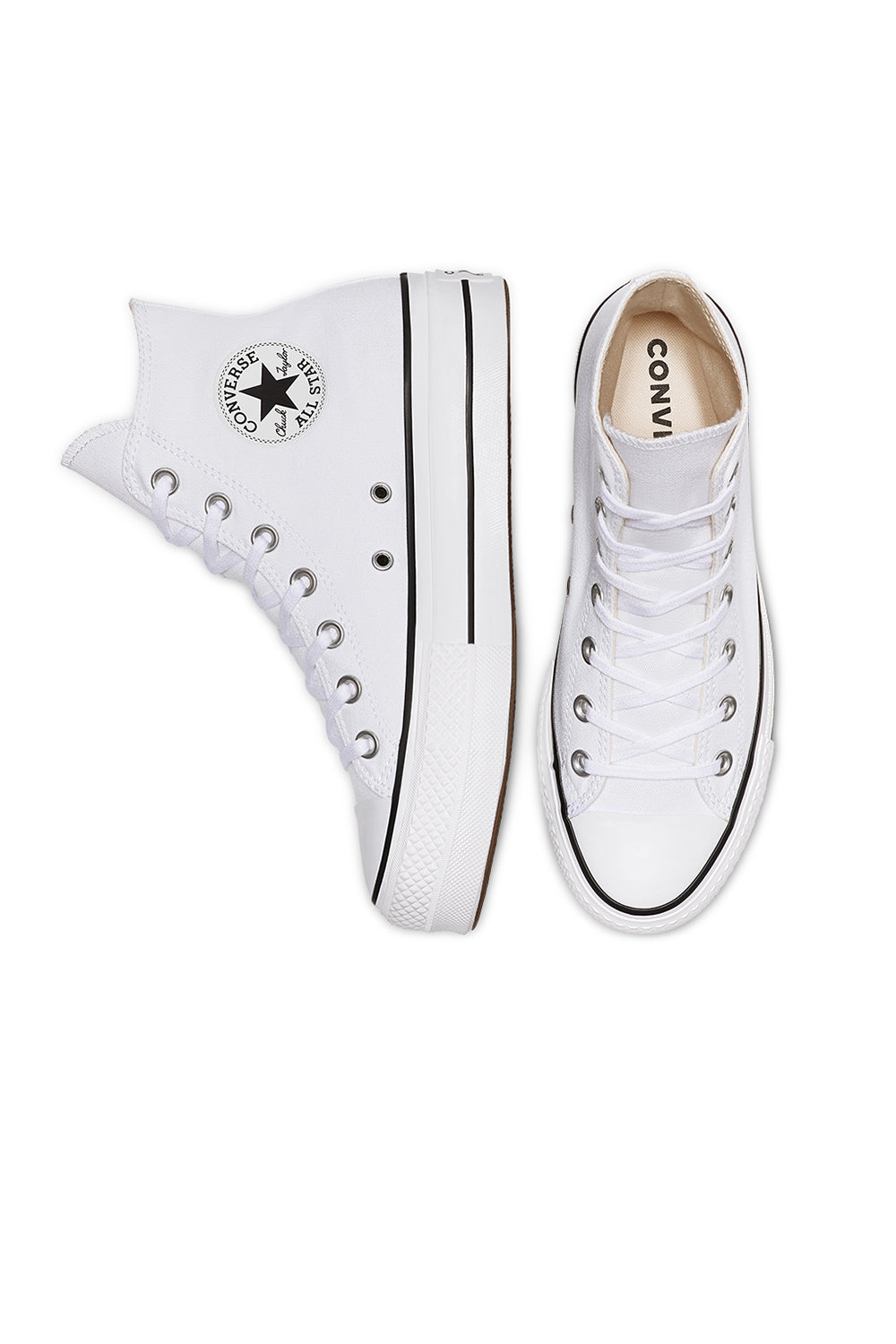 Chuck Taylor All Star Canvas Lift High Top White