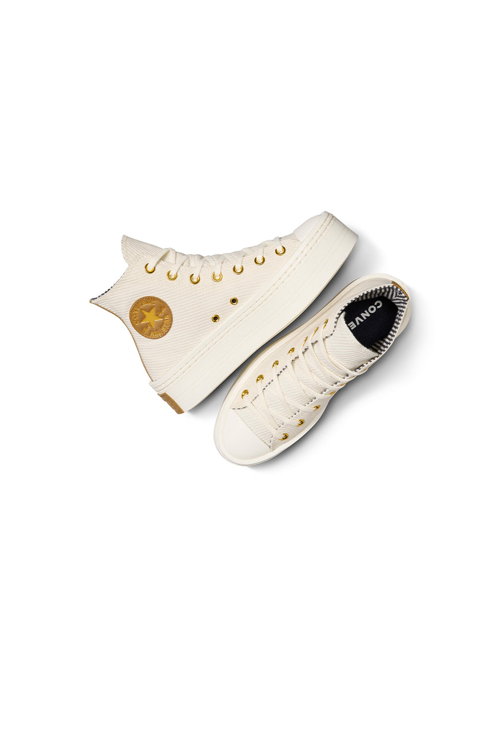 Chuck Taylor All Star Modern Lift Corduroy High Top Egret