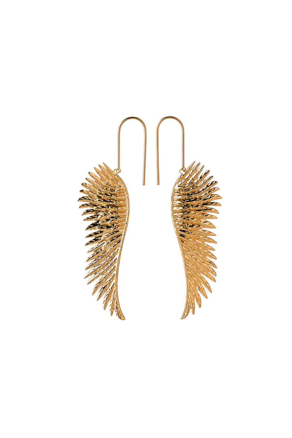 Cupid's Wings Earrings Gold