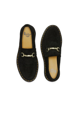 Snaffle Suede Loafer Black