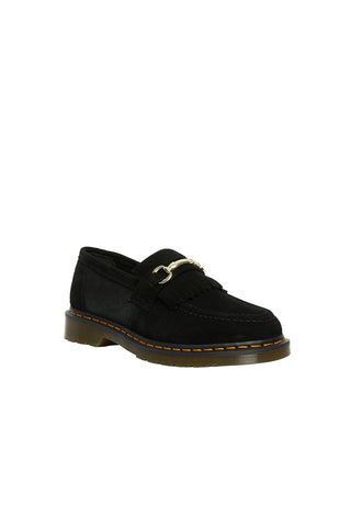 Snaffle Suede Loafer Black