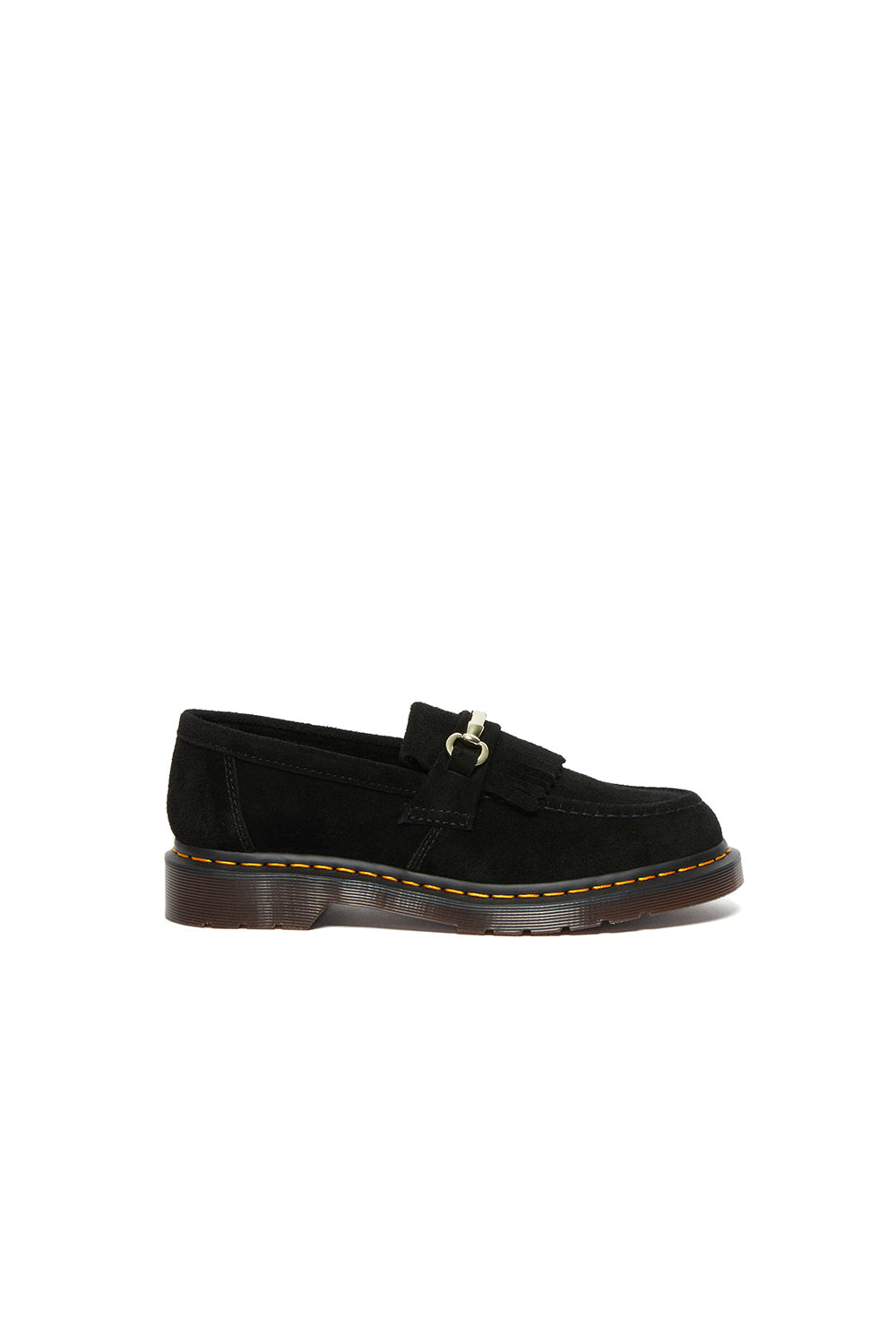 Snaffle Suede Loafer Black