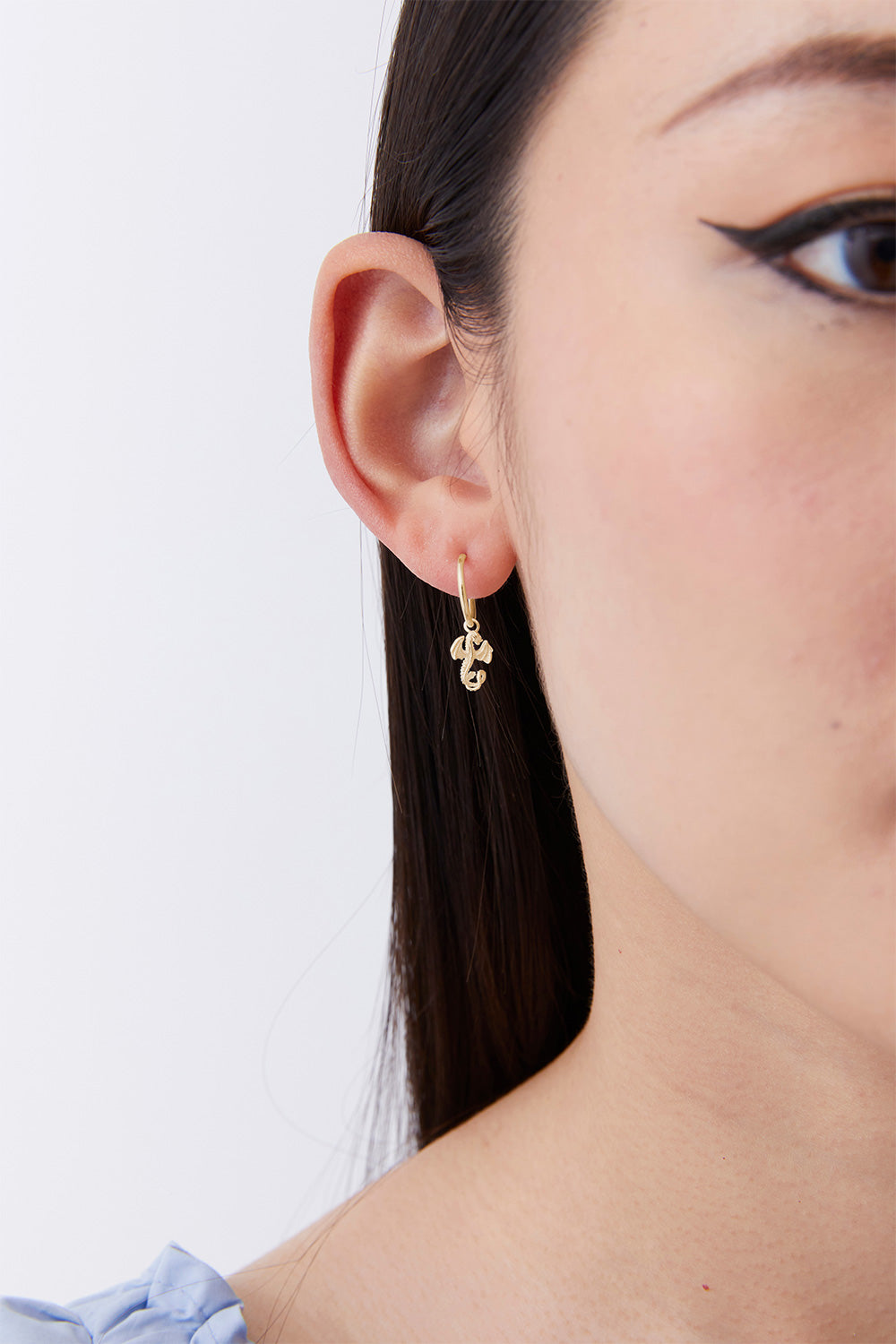 Dragon Earrings Gold