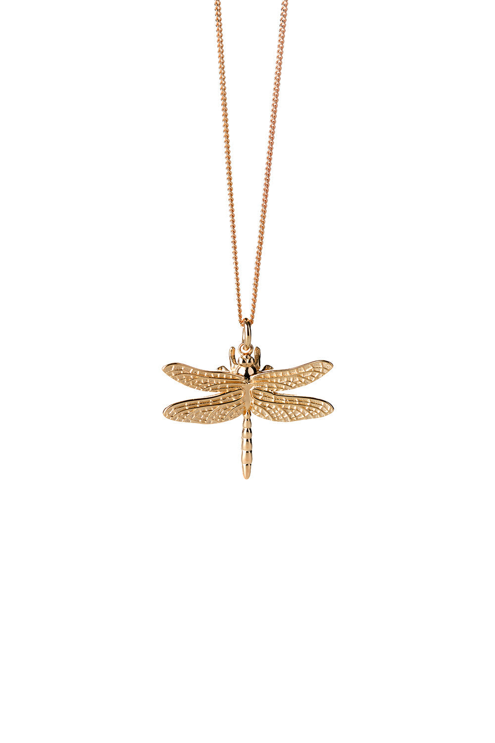 Dragonfly Necklace Gold