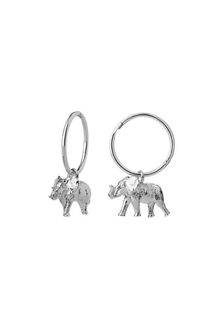 Elephant Sleepers Silver