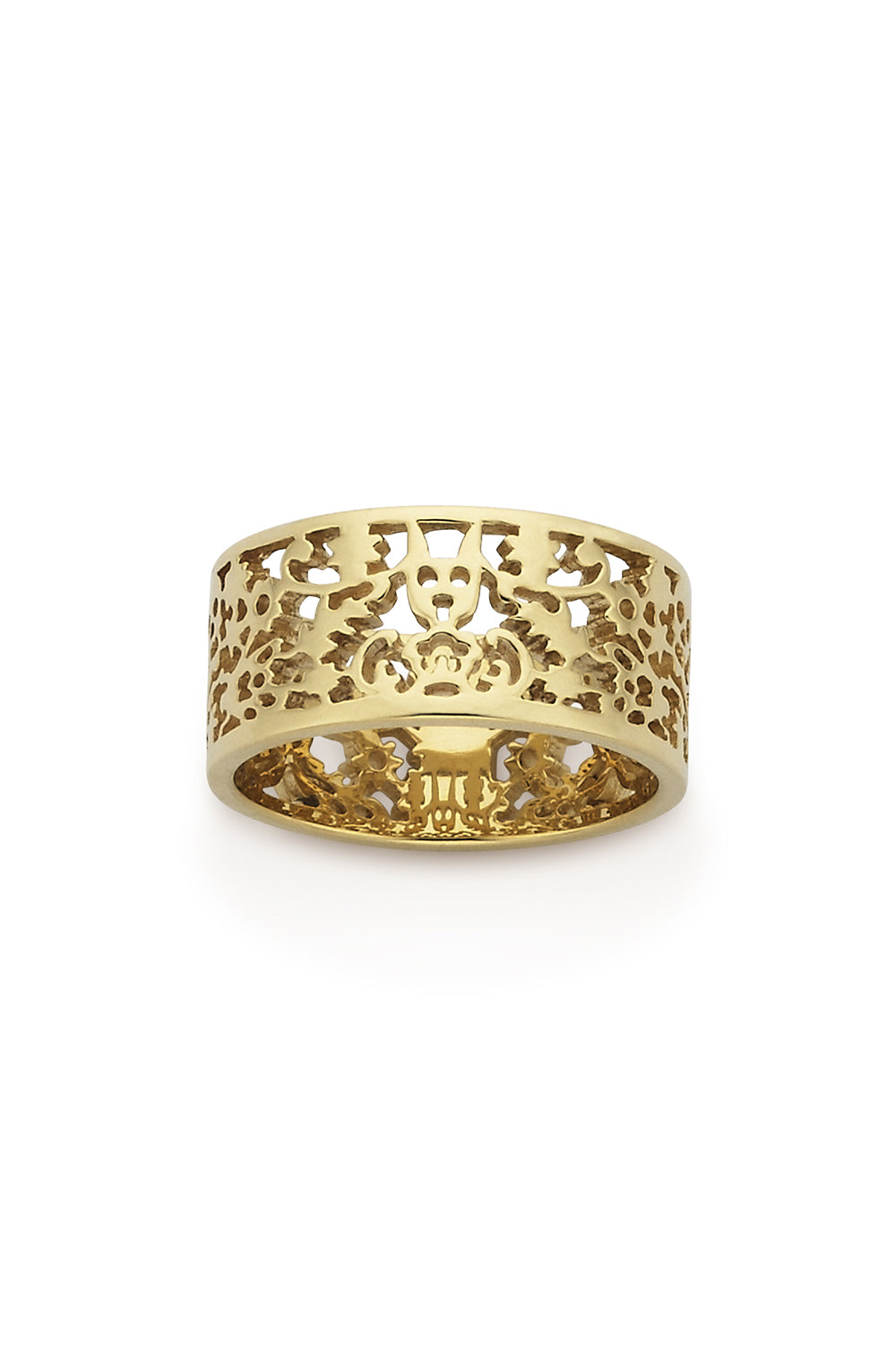 Filigree Band Gold 9mm