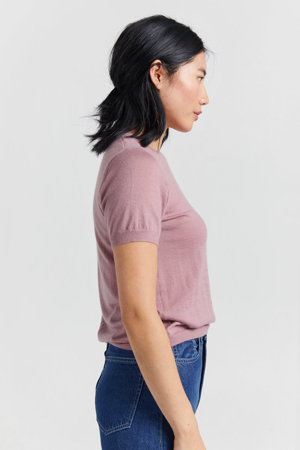 Fleur Cashmere T-Shirt