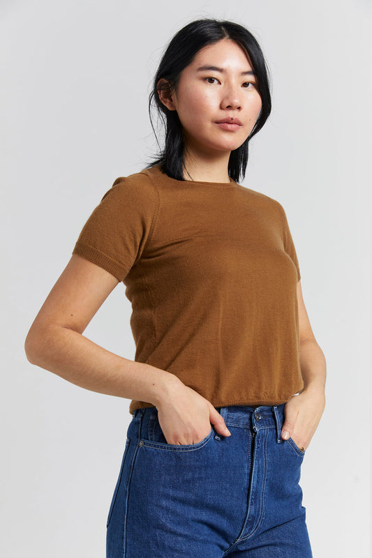 Fleur Cashmere T-Shirt