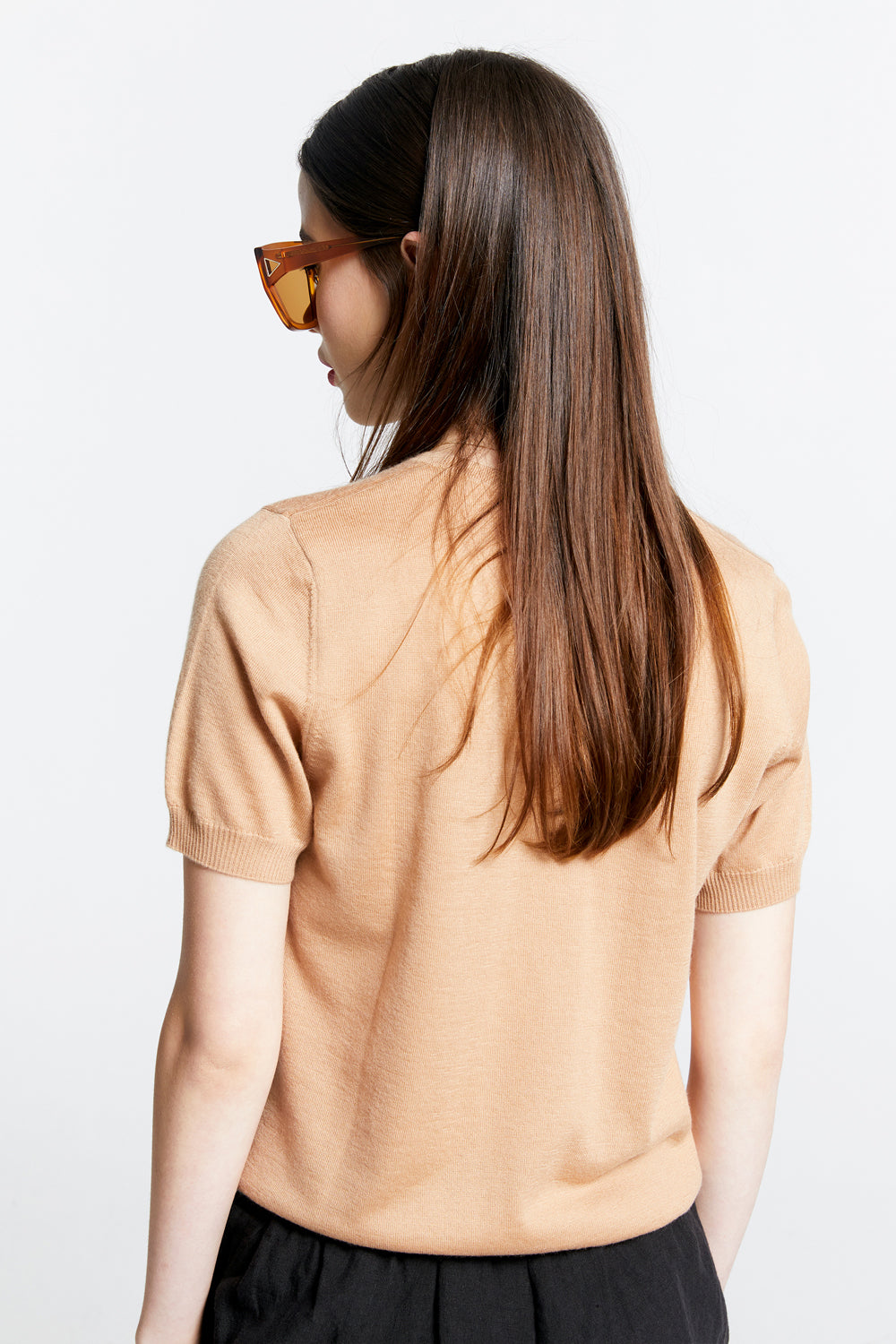 Fleur Cashmere T-Shirt