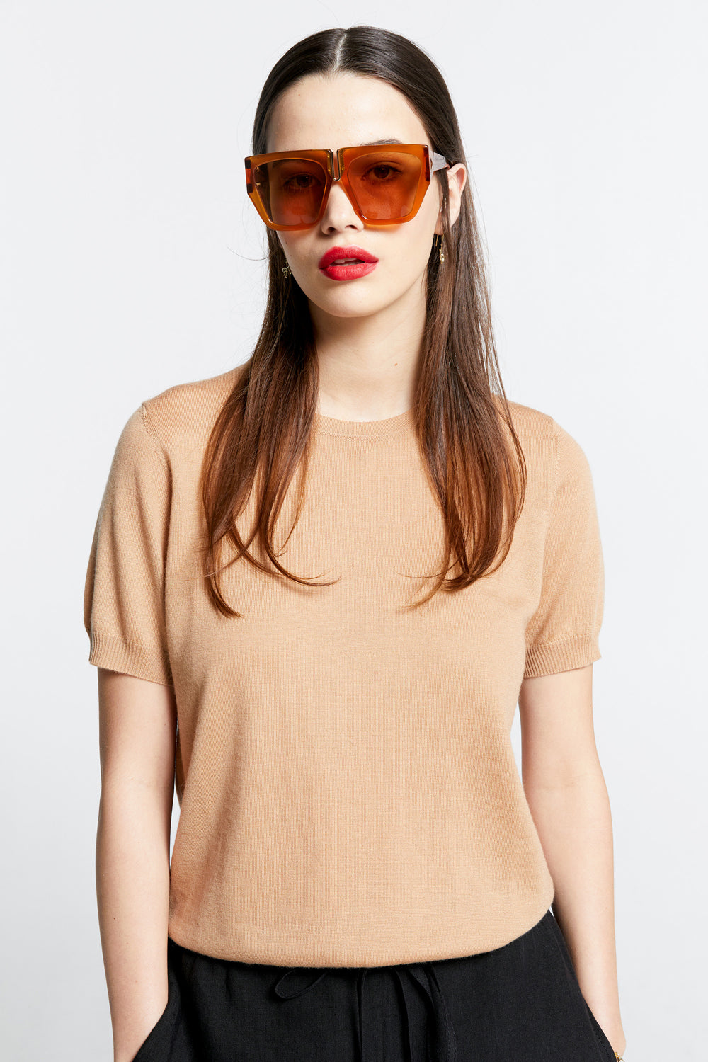 Fleur Cashmere T-Shirt