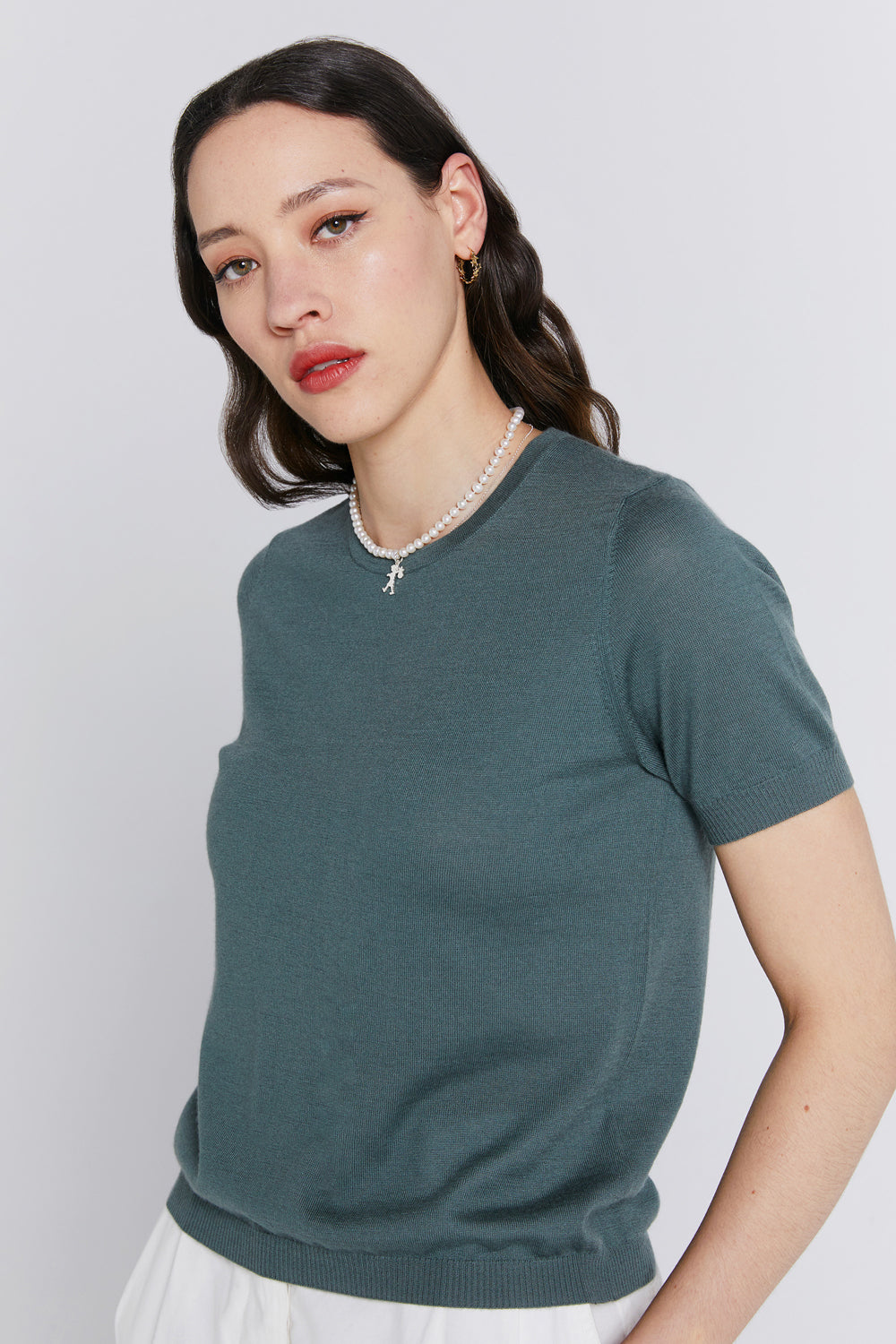 Fleur Cashmere T-Shirt