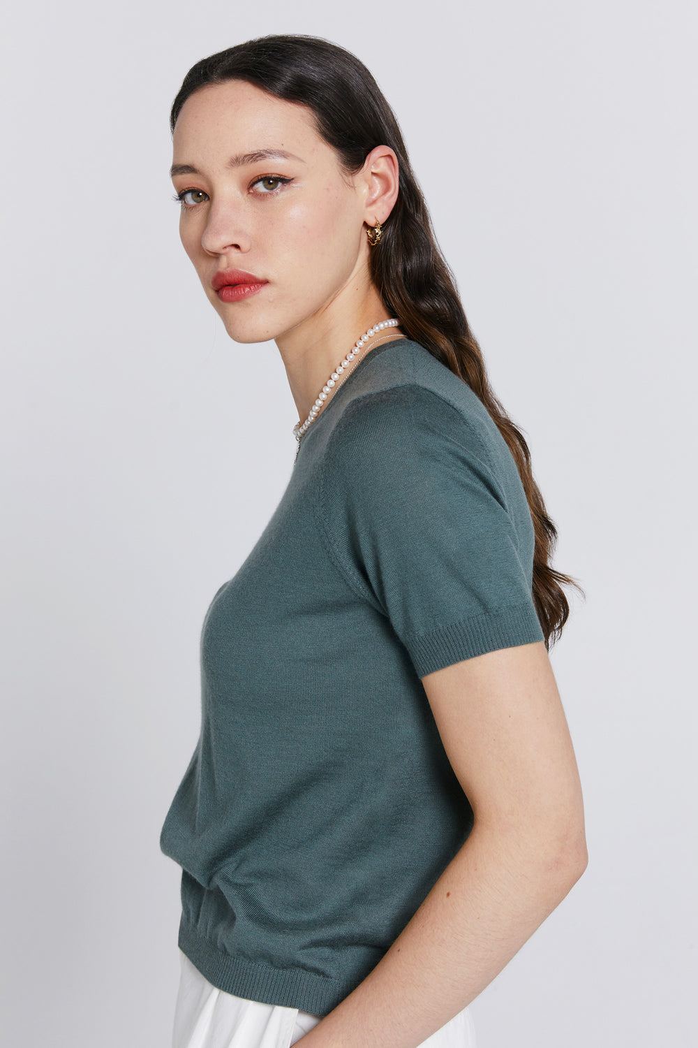 Fleur Cashmere T-Shirt