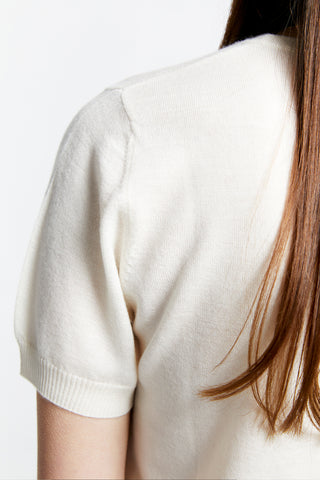 Fleur Cashmere T-Shirt