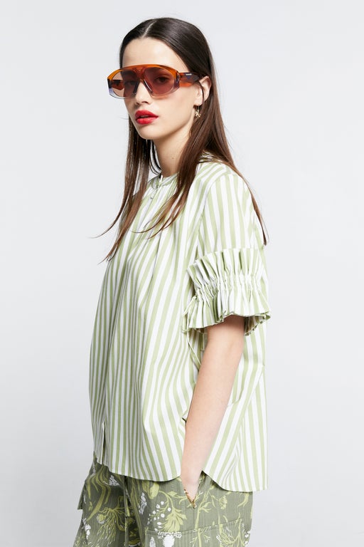 Floret Ruffle Shirt