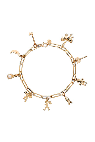 Full Adventure Charm Bracelet Gold