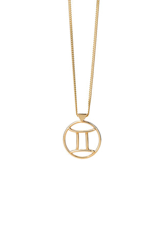 Gemini Necklace Gold