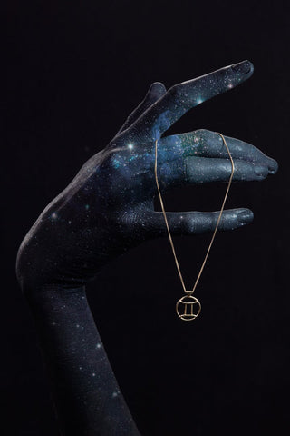 Gemini Necklace Gold