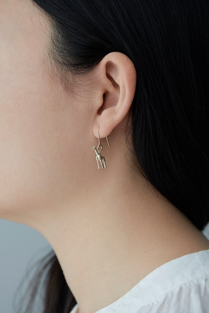 Giraffe Earrings Gold