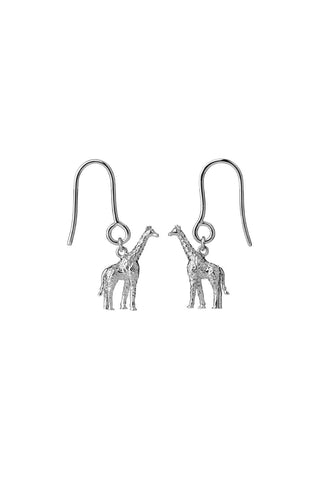 Giraffe Earrings Silver