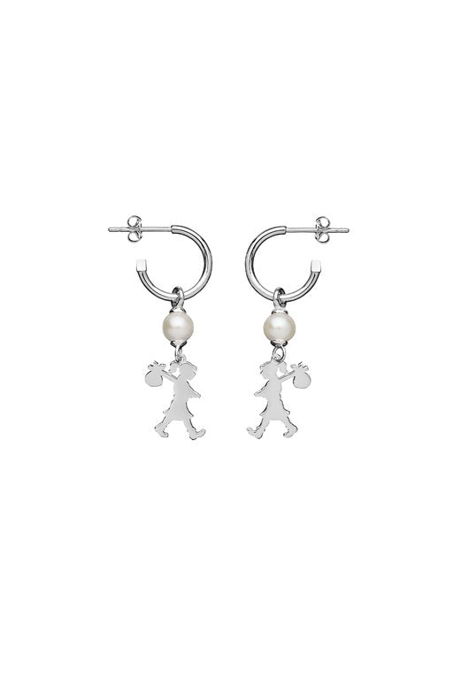 Girl with a Pearl Earrings Silver