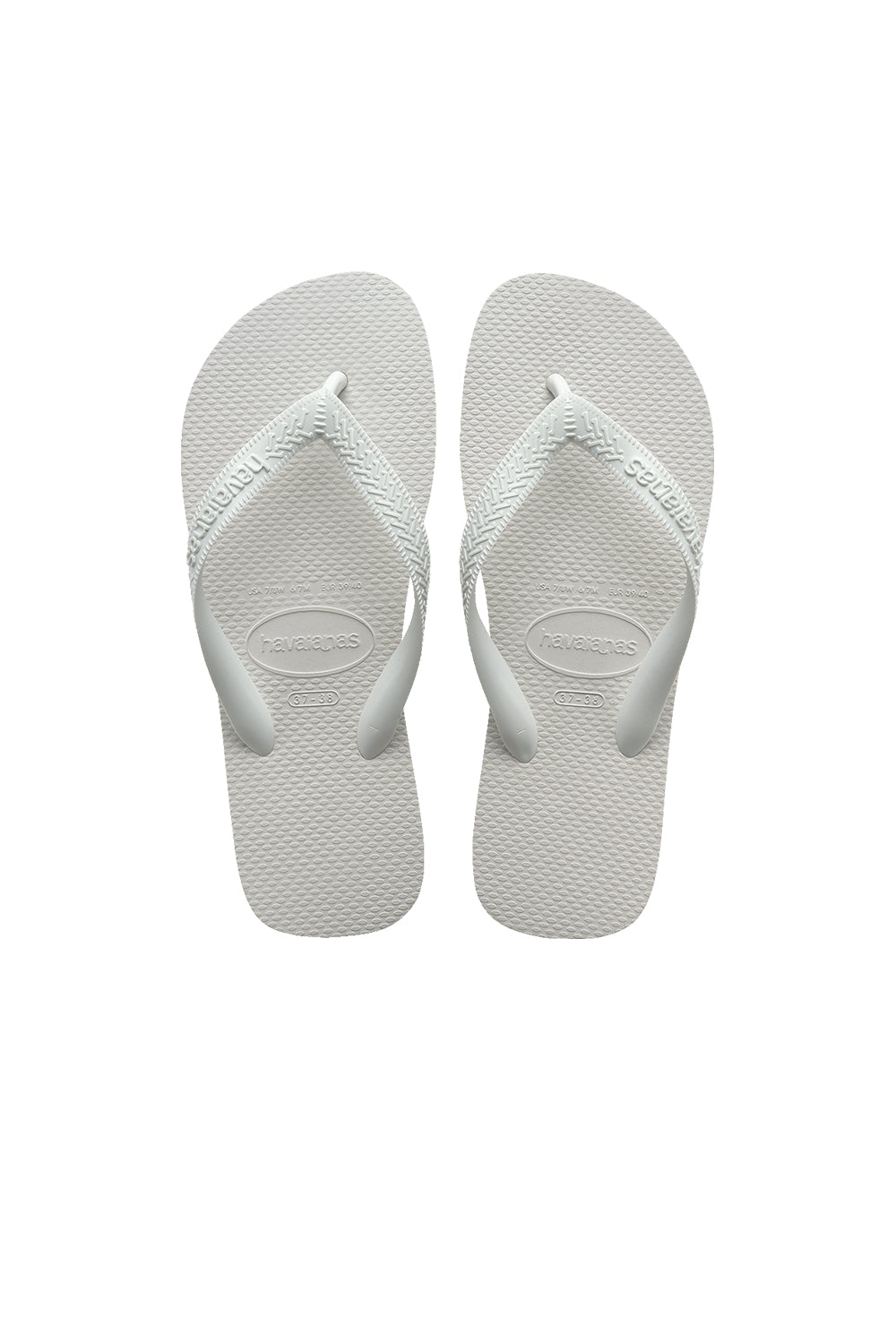 Top Flip Flops White