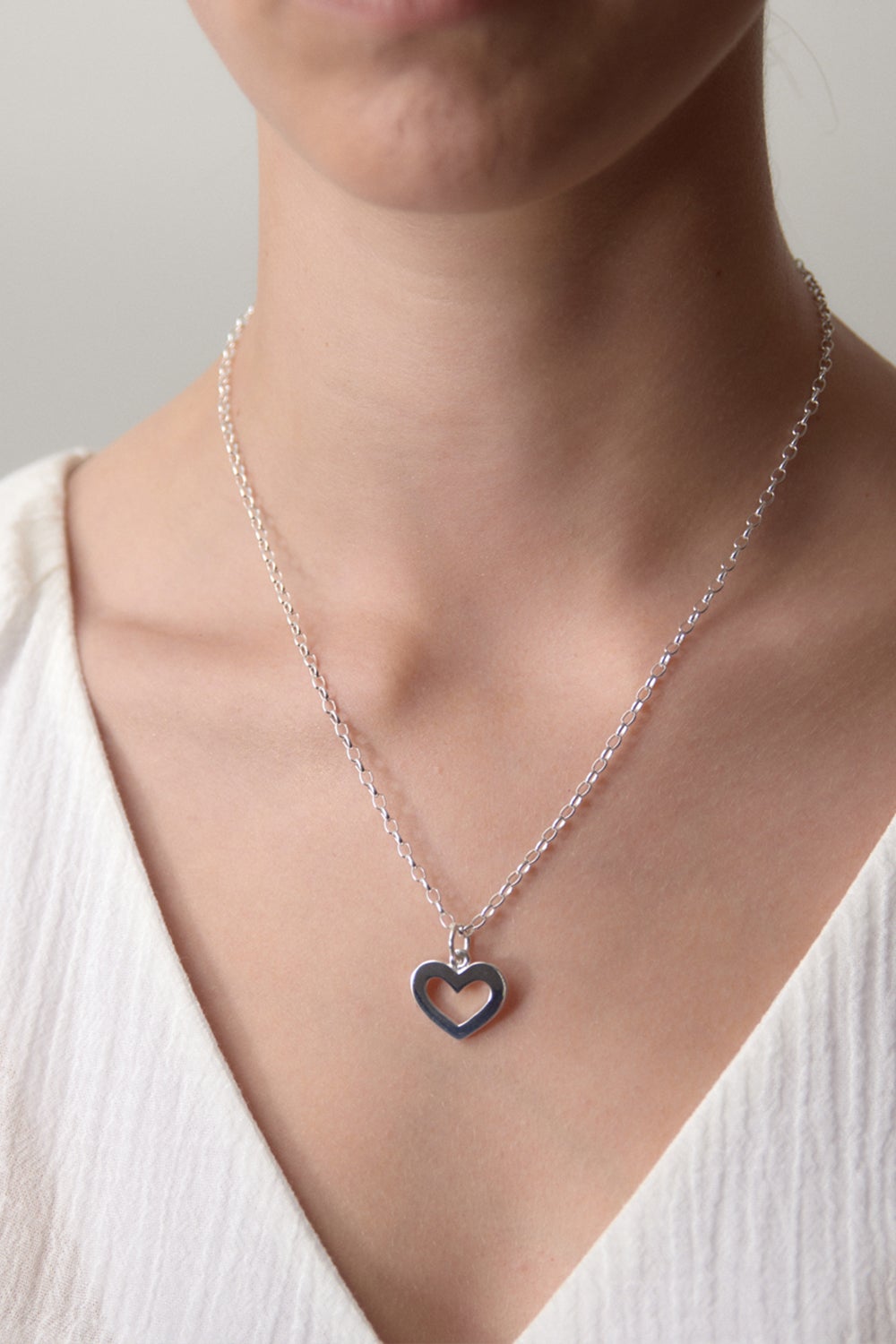 Heart Pendant Silver