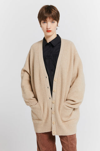 Keiko Oversized Cashmere Cardigan