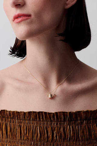 KW Watering Can Necklace Gold