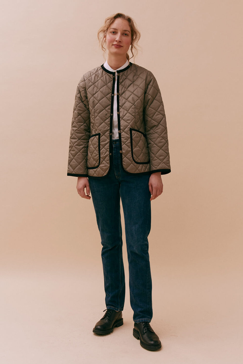 Contrast Cornard Jacket Cork