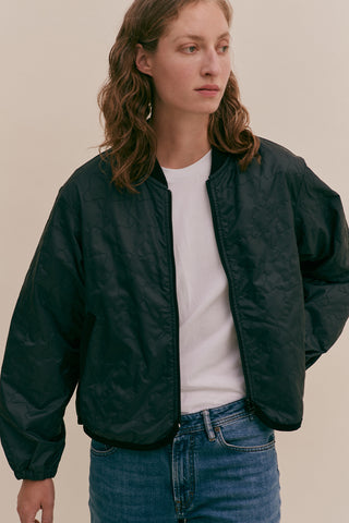 Lightweight Bomber Jacket Lamp Black