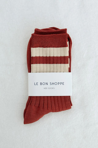 Le Bon Shoppe Her Varsity Socks