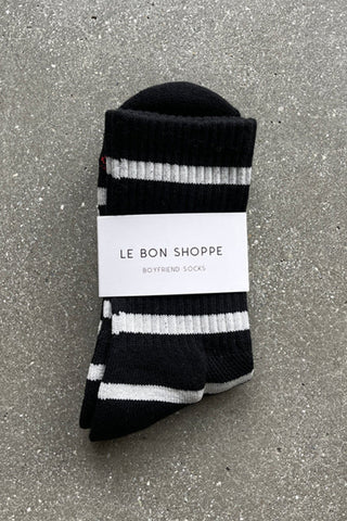 Le Bon Shoppe Striped Boyfriend Socks