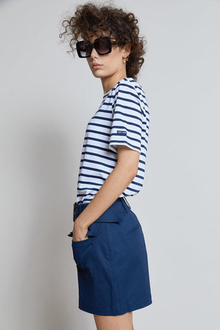 Levant Moderne Short Sleeve Striped Sailor Shirt