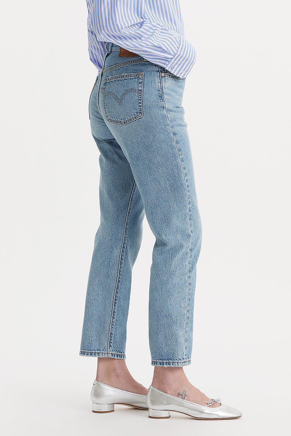 501® Original Lightweight Cropped Jeans Fun Flare LB Blue