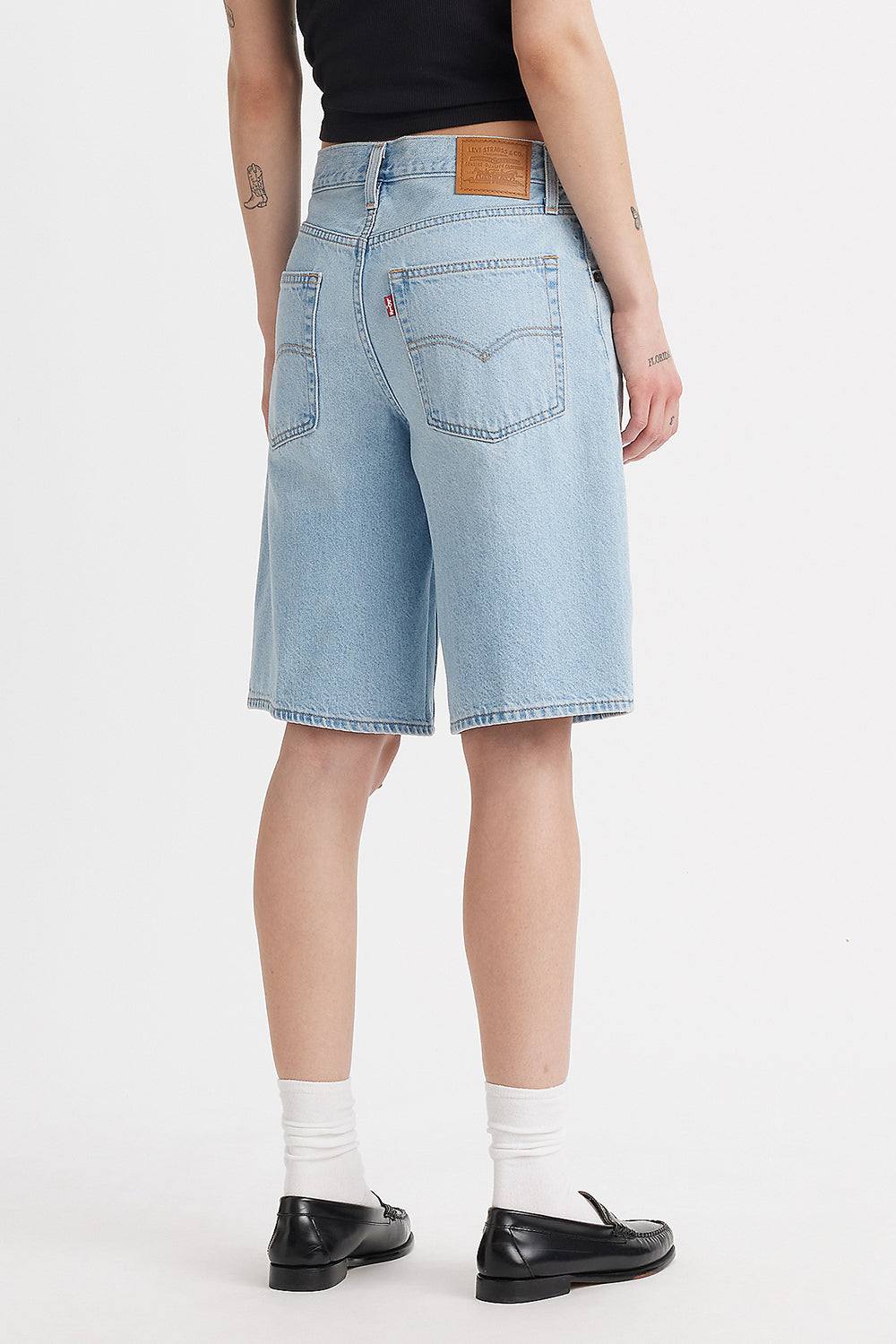 Baggy Dad Jorts Pick Sides Short Blue