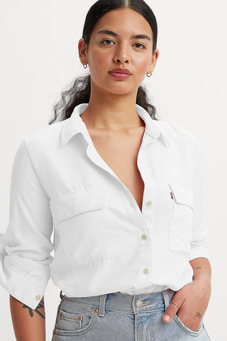 Doreen Utility Shirt Bright White