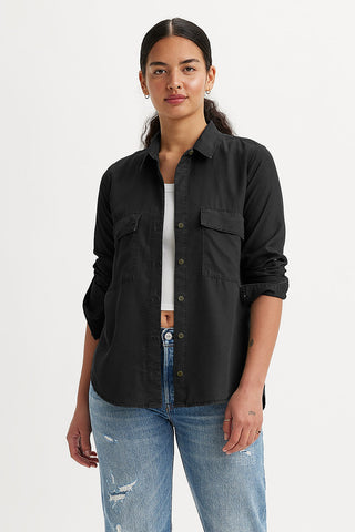 Doreen Utility Shirt Caviar