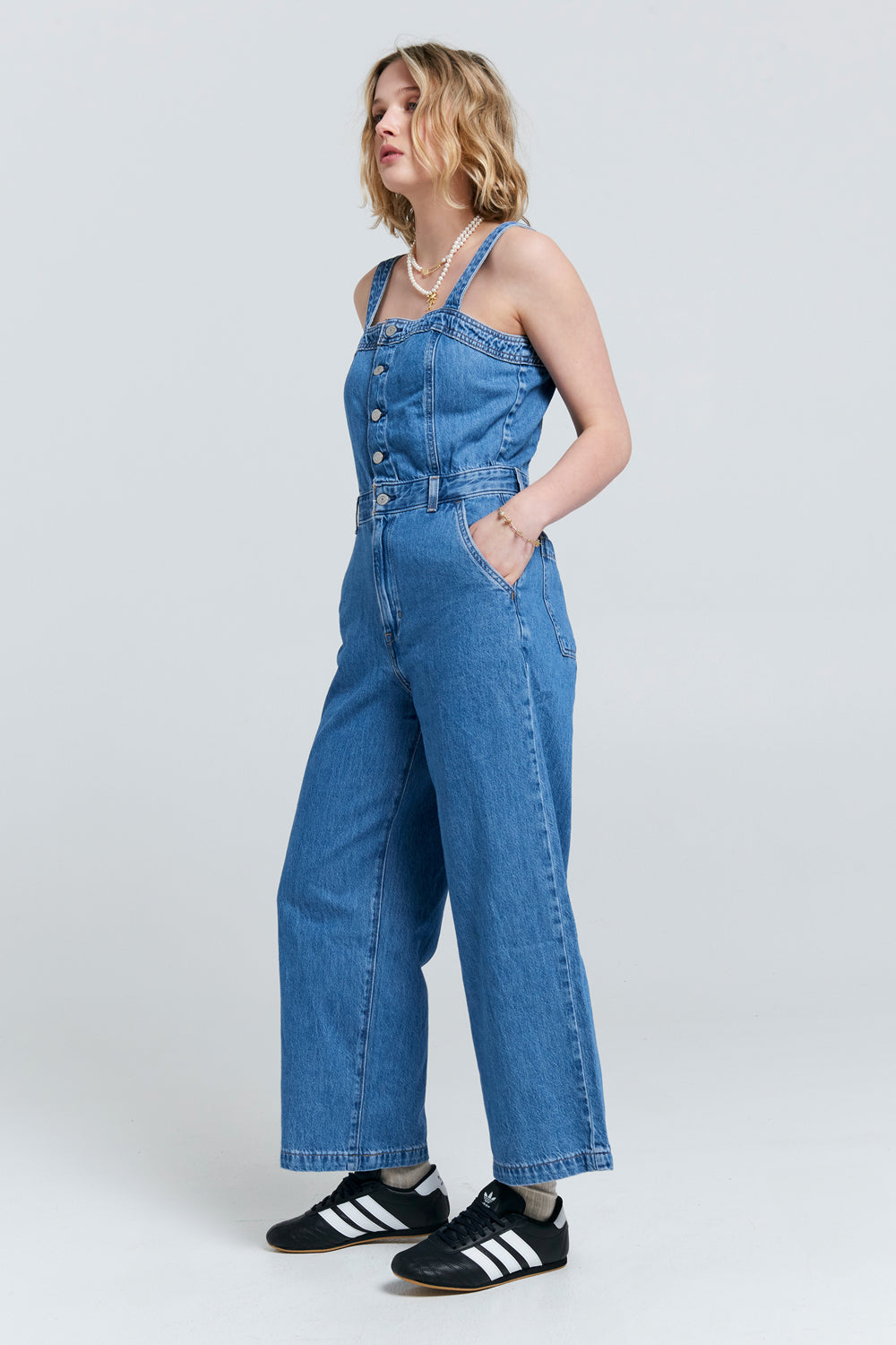 Drea Jumpsuit Cause and Effect Blue