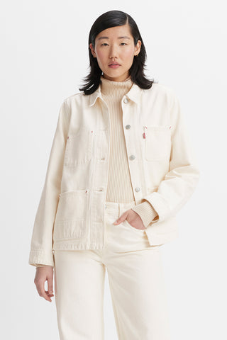 Iconic Chore Coat It's Ecru Time White