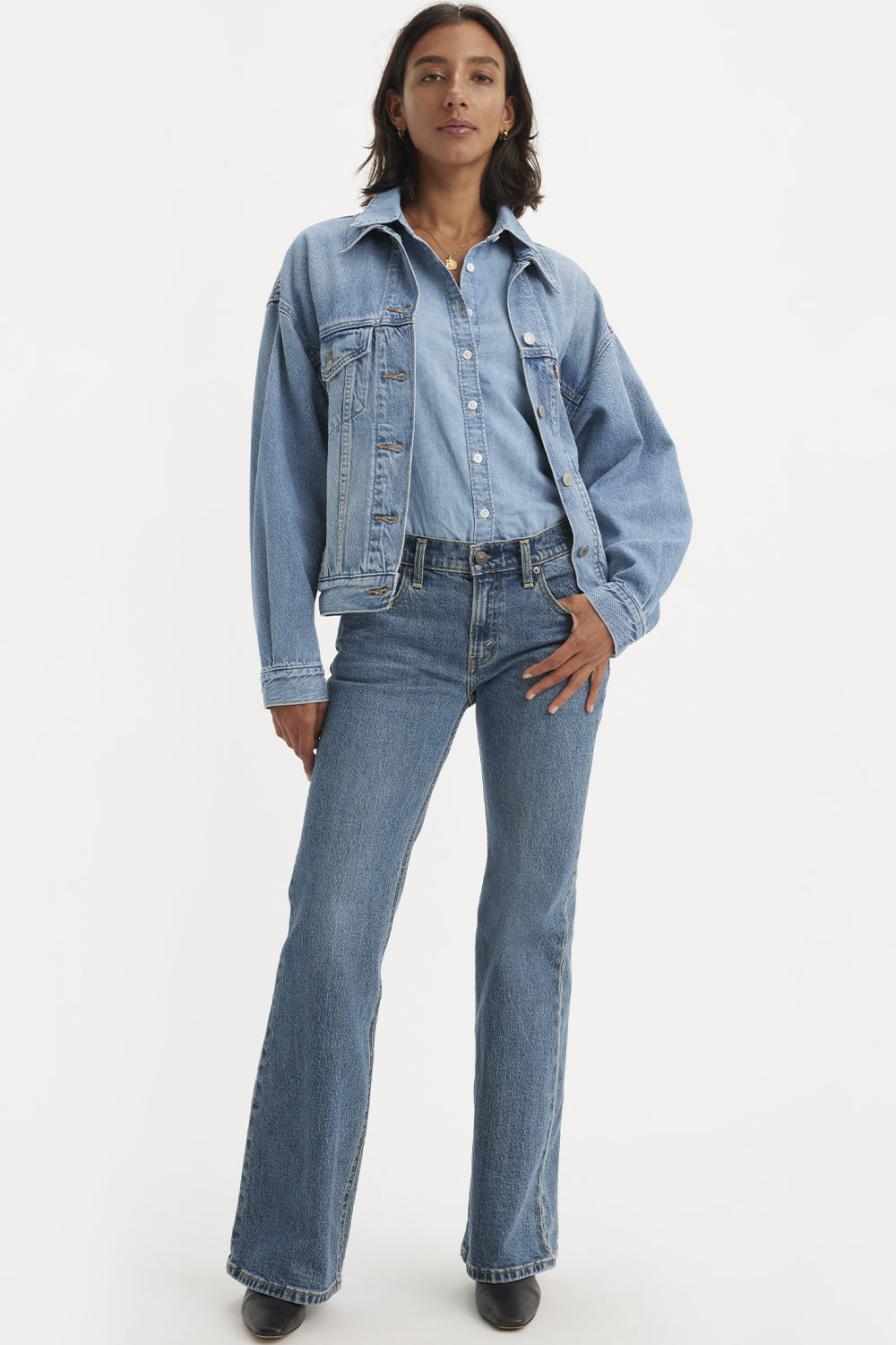 Middy Ankle Flare Jeans Square Deal