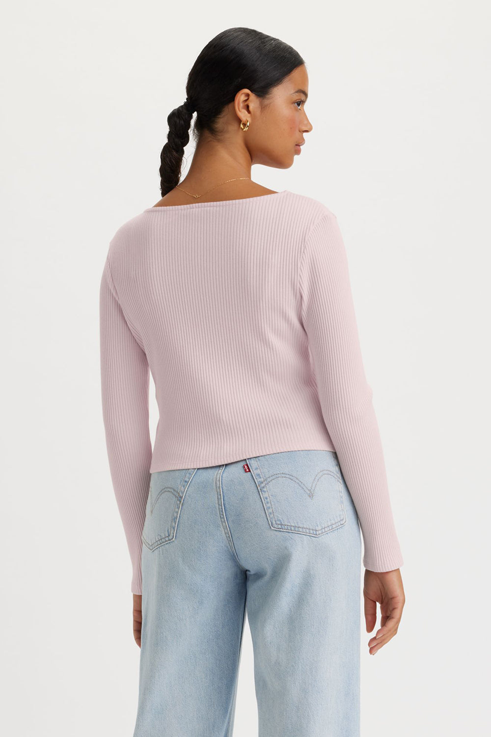 Monica Long-Sleeve T-Shirt Mauve Chalk