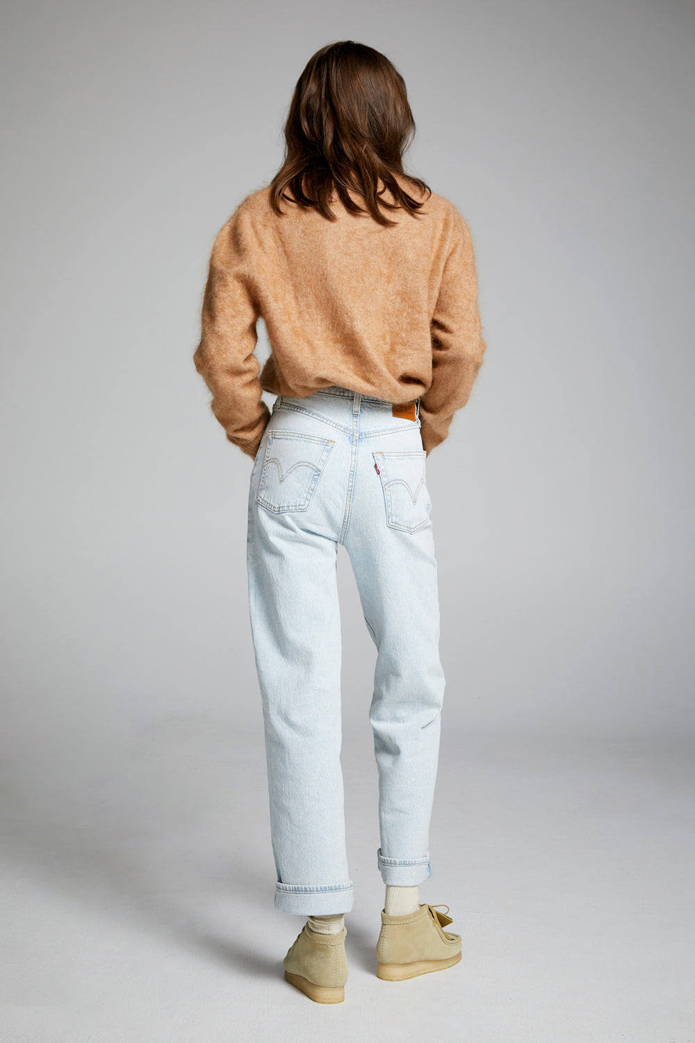 Ribcage Straight Ankle Jeans Be Frayed