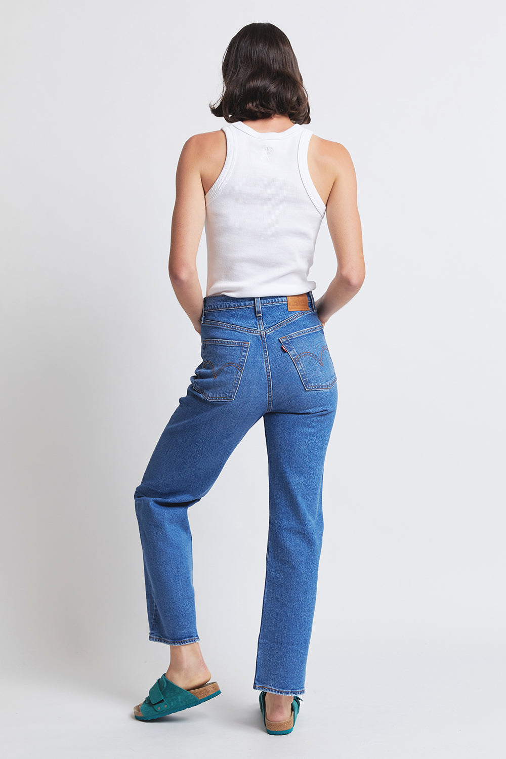 Ribcage Straight Ankle Jeans Jazz Jive Together