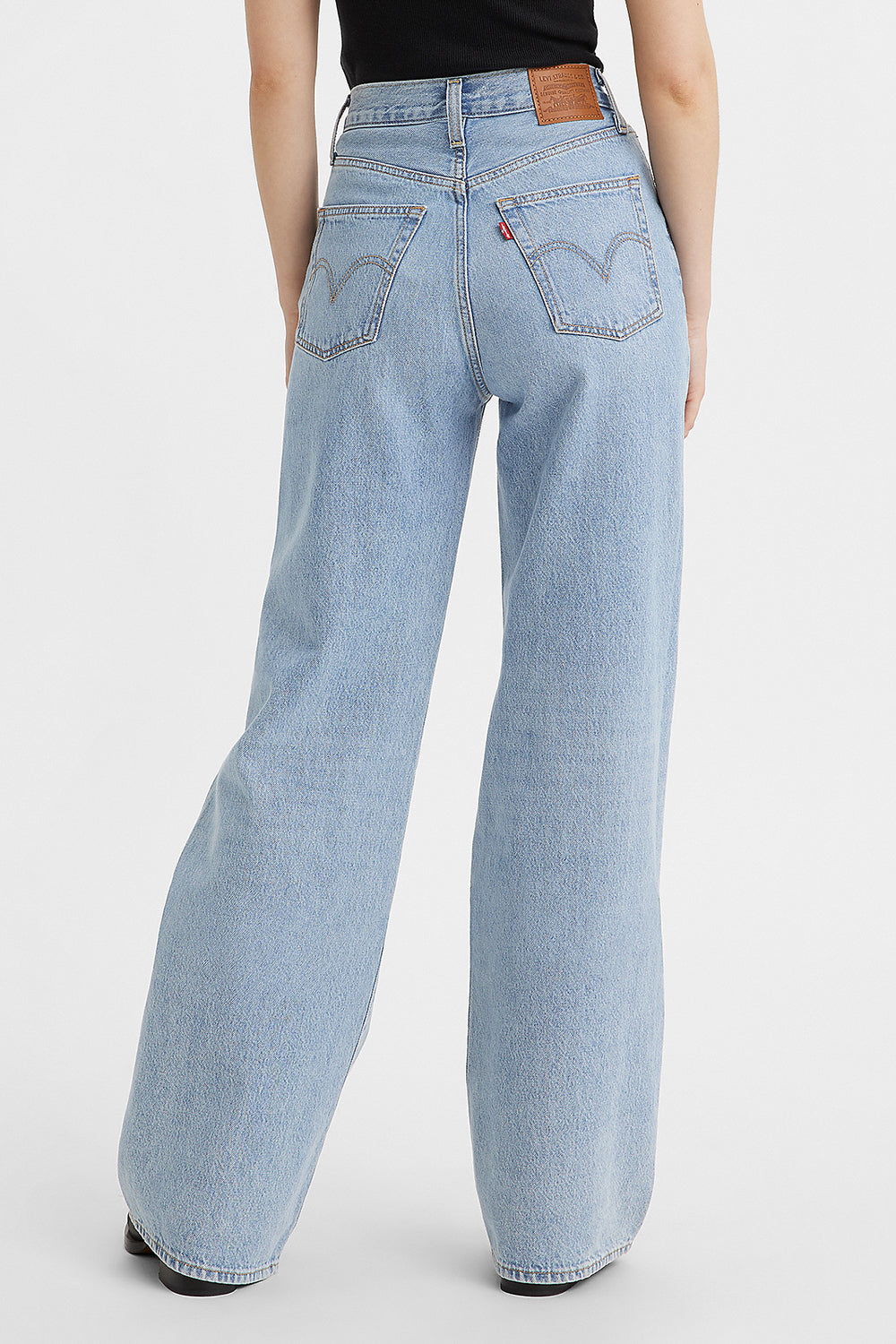 Ribcage Wide Leg Jeans Far and Wide Light Wash