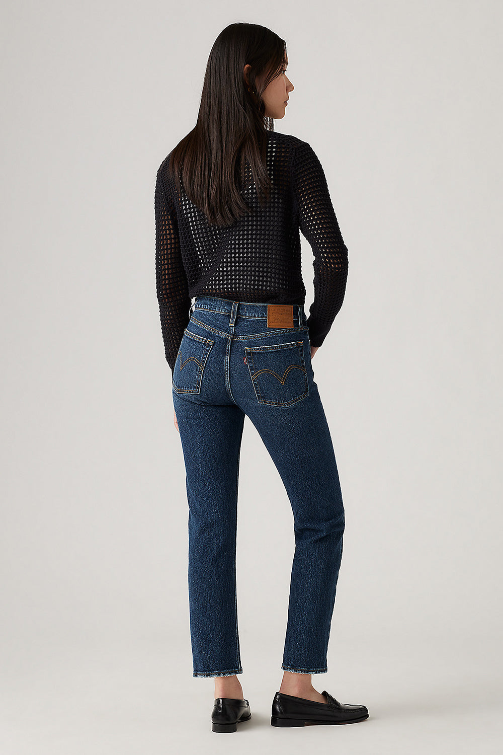 Wedgie Straight Jeans Indifferent Indigo