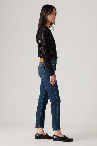 Wedgie Straight Jeans Indifferent Indigo