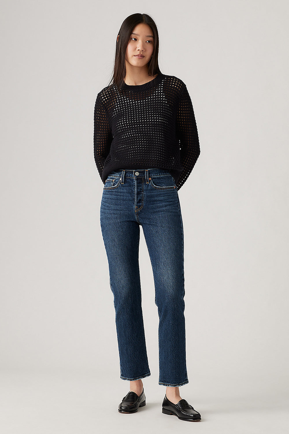 Wedgie Straight Jeans Indifferent Indigo