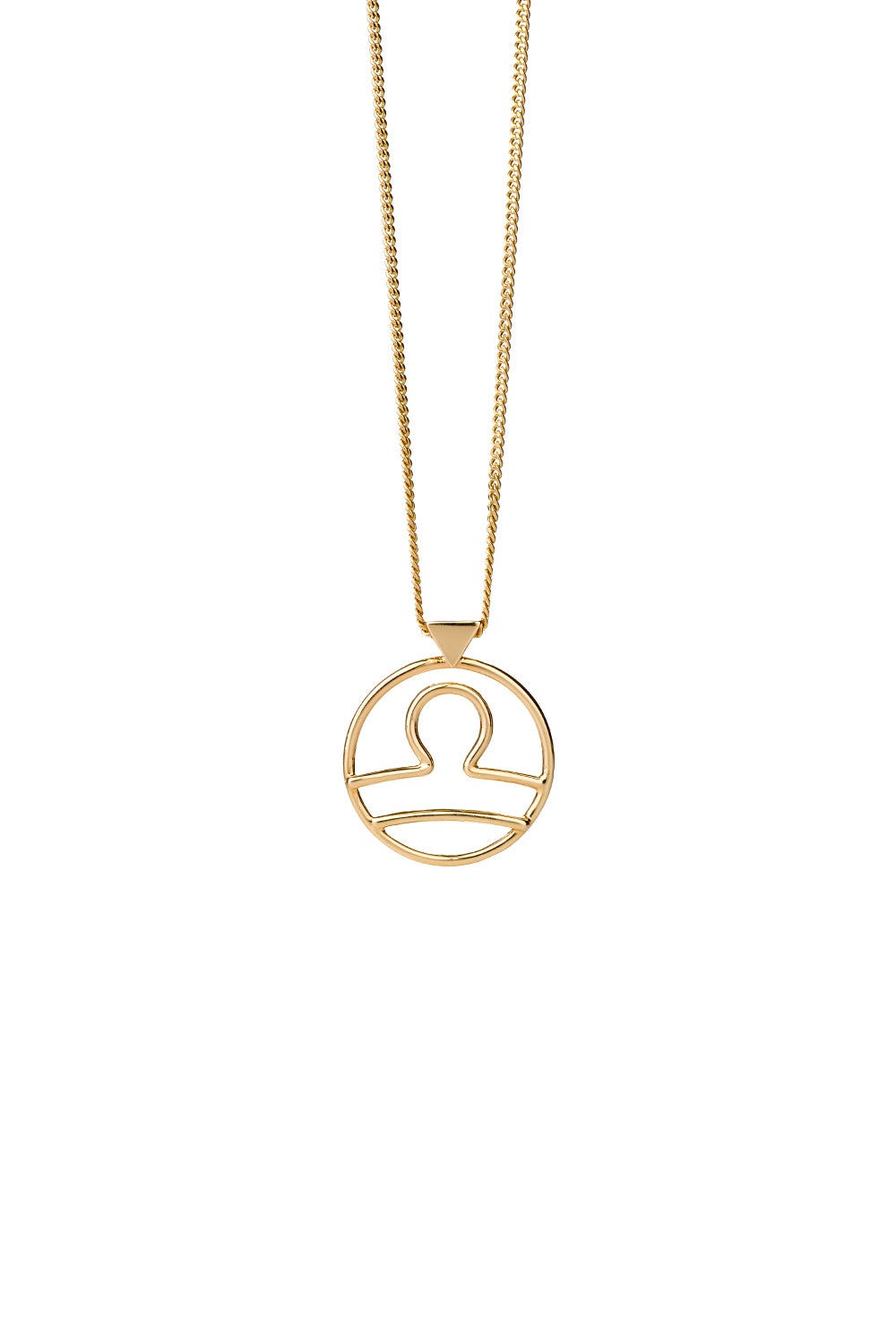 Libra Necklace Gold