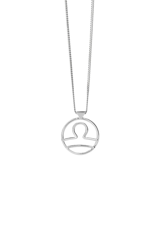 Libra Necklace Silver